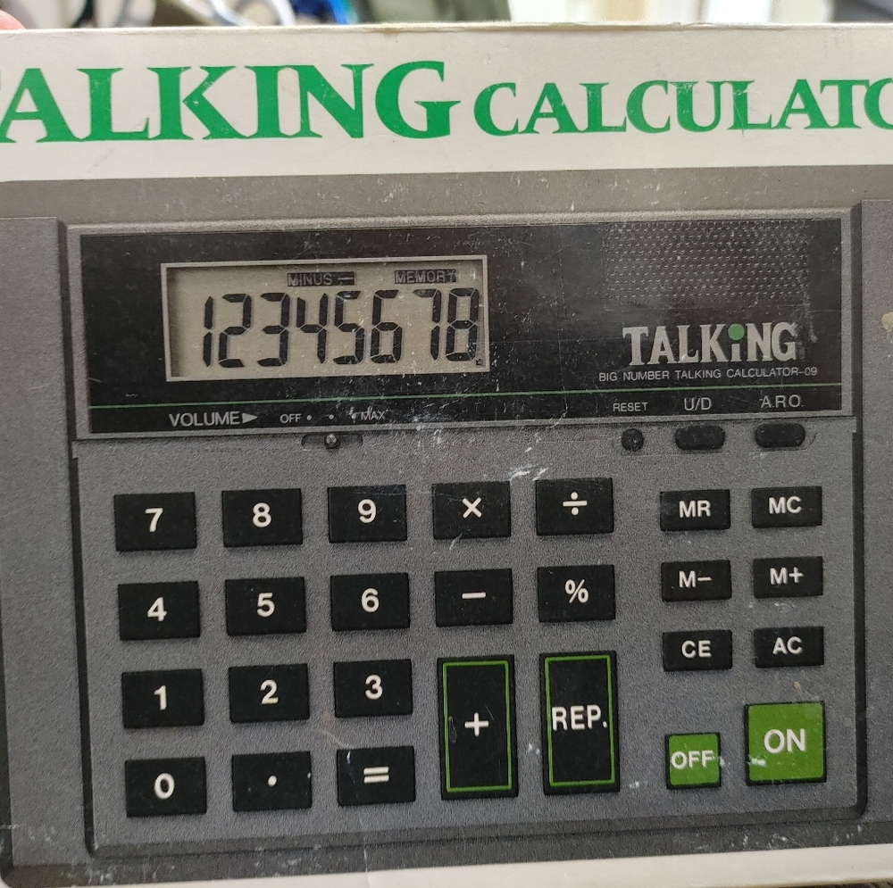 Vintage Talking Calculator